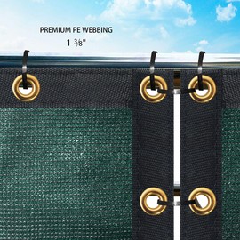 7' x 32' Green Privacy Screen Fence Cover Panel Shade Cloth Fabric for Chain Link Fence Driveway Playground Yard Garden Farm UV Protection