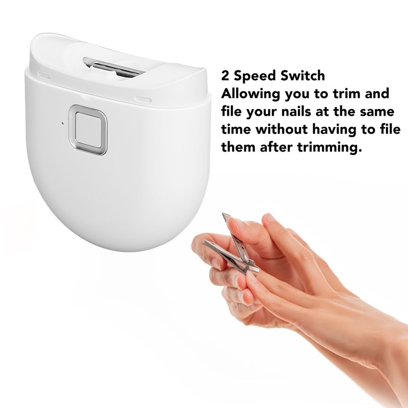 Electric Nail Clipper Full Sutomatic Portable Electric Fingernail Trimmer for