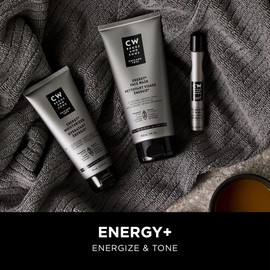 CW Beggs Energy+ Face Wash for Men, Normal to Dry Skin, Energizing Cleanser, Icy Menthol, Hypoallergenic, Fragrance-Free, Paraben-Free, Alcohol-Free, Mineral Oil-Free, Cruelty-Free, 5 Fl. Oz.