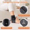 Heated Ankle Massager Wrap, 2-in-1 Wireless Foot Warmer & Vibrating