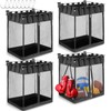 Teenyyou 4 Pcs Large Mesh Slatwall Baskets, 16 x16 x12