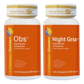 Duo Obs & Night Grss (día Y Noche) Power Golden 2 Productos Sabor N/A