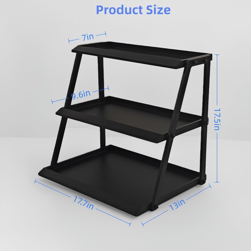 WWN 3-Tier Candy Display - Multi-Functional Counter Snack & Chip
