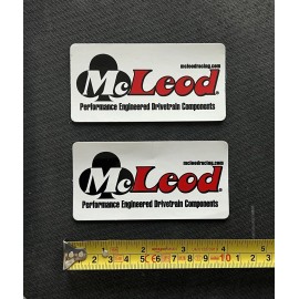 Unbranded 2 McLEOD CLUTCH DECALS STICKERS racing rat rods offroad overland drags drifting