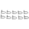 10pcs M4 Screw Pin Anchor Shackle 304 Stainless Steel Heavy