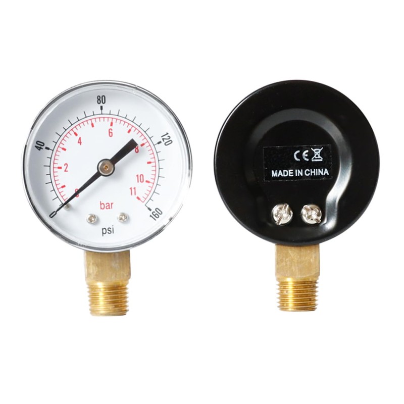 CHILDWEET Psi High Precision Npt Pressure Gauge for Compact Design