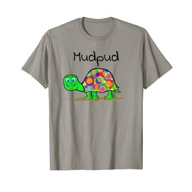 Turtle to Tortoise Mudslide into a Puddle cartoon character T-Shirt