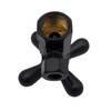 Westbrass Flat Head Toilet Kit with Cross Handles, 1/2" IPS