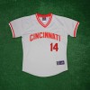 Majestic Pete Rose 1975 Cincinnati Reds Men's Cooperstown Throwback Grey