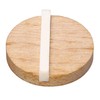 Guitar Resonator Biscuit Replacement Maple Wood Biscuit with Ox Bone