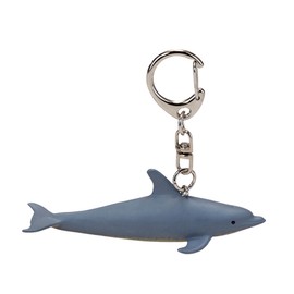 Mojo 387603 Dolphin Animal Figure Keychain, gray