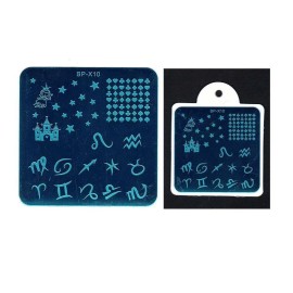 Born Pretty Nail Art Stamping Zodiac Design DIY Manicure Template Image Plate BP-X10