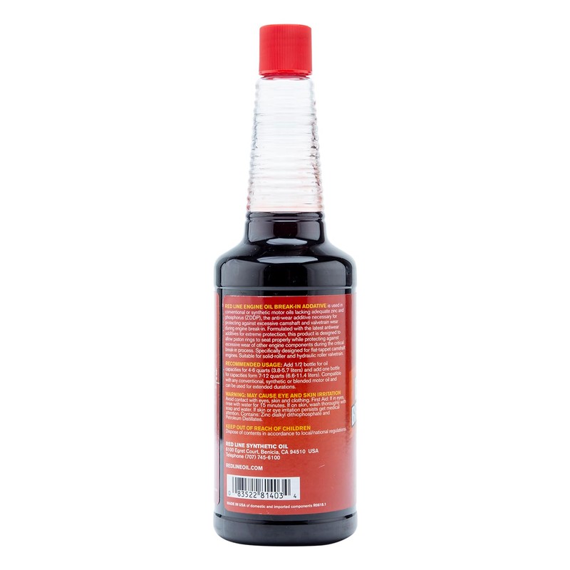 Red Line 81403 Engine Oil Break-In Additive - 16 Ounce