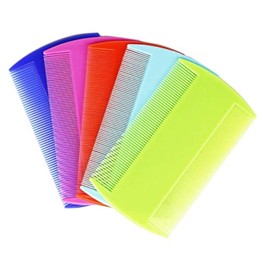 CDOFFICE 5 PCS Flea Lice Combs Grooming Fine Tooth Hair Combs for Dogs Cats