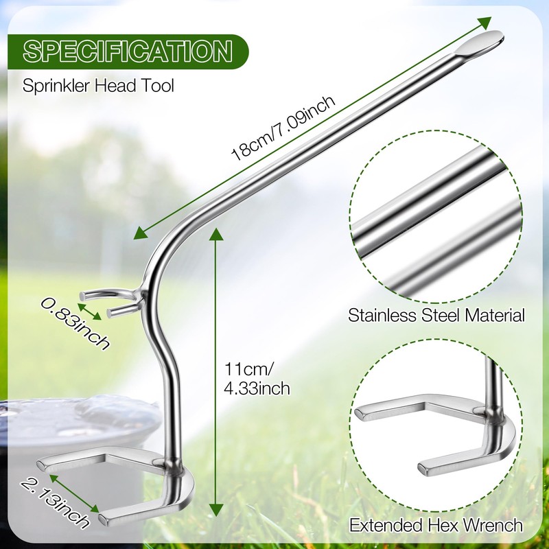 Feekoon Sprinkler Wrench, Replacement for 42064 Maxi-Paw Wrench, Compatible with