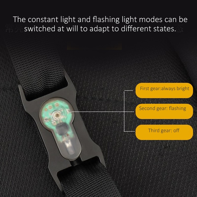 Buckle Connection Signal Light Waterproof Military Hunting Survival Safety Strobe