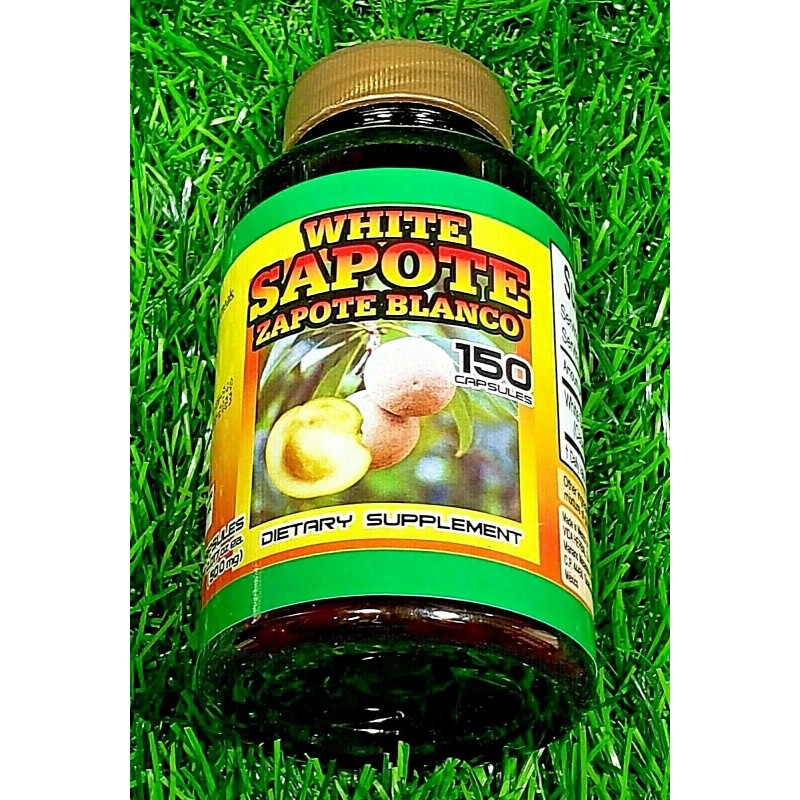 Plantimex 2 Bottles Zapote Blanco White Zapote 300 Capsules Support