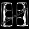 Razer Auto Chrome Tail Light Bezel Trim Compatible with 2007