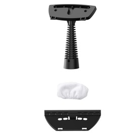 EM-309 Steam Cleaner Replacement Parts - Window Squeegee ＆ Ironing Brush & Ironing Brush Cloth Combination