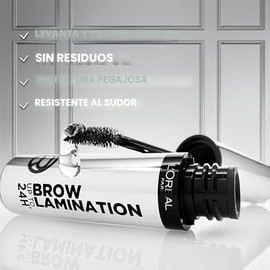 L'Oreal Paris Infallible Duración de Hasta 24H Laminación de Cejas, Gel de Maquillaje para Cejas de Larga Duración Resistente al Agua, Transparente, 0
