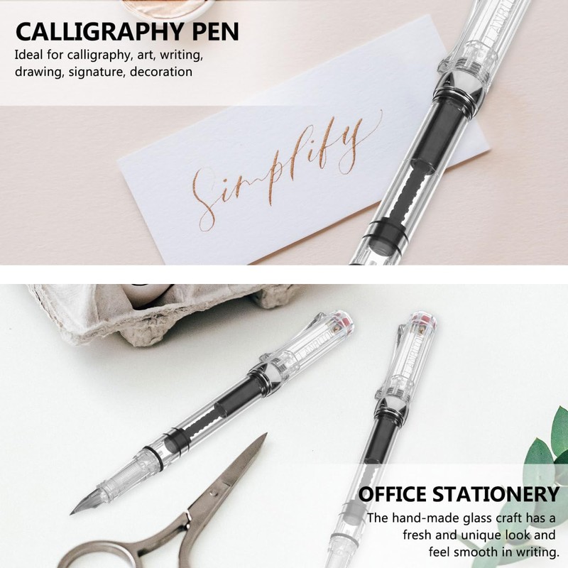 VILLCASE Fountain Pen Calligraphy Writing Pen Fine Point Refillable Ink