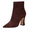 Coach Women's Carter Suede Bootie Ankle Boot, Maple, 7