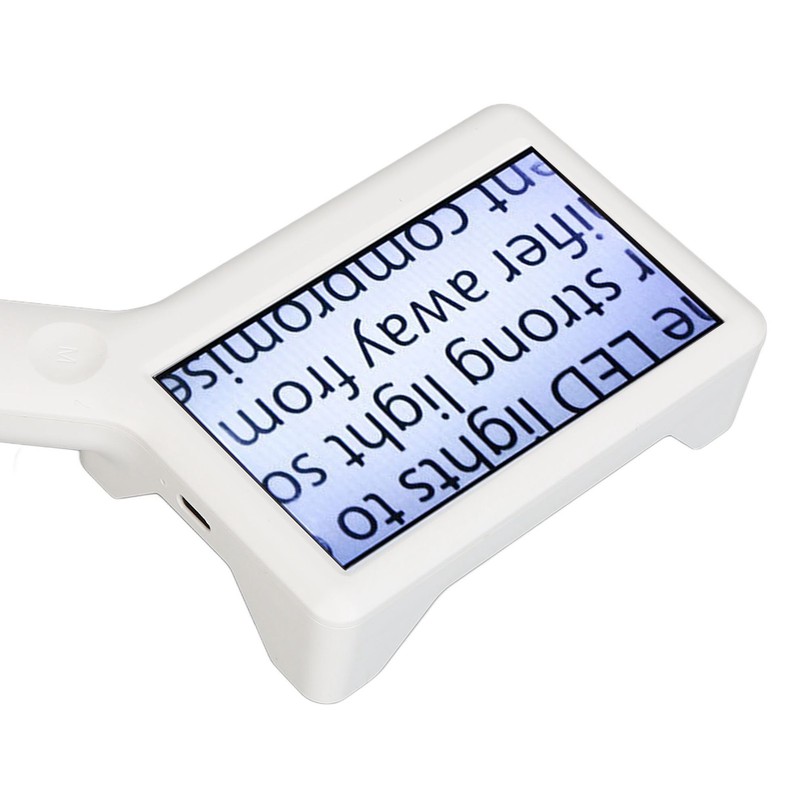 Handheld Reading Magnifier 3/5/10X 1MP 6 Light Chips USB Rechargeable