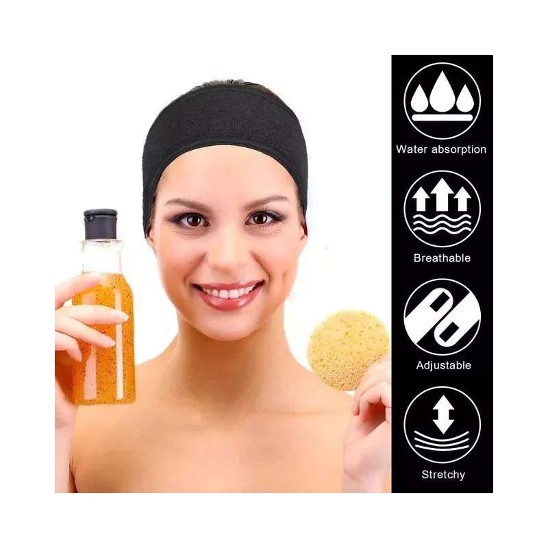 DECIS 10 Piezas Bandas Faciales De Toalla Para Spa Y