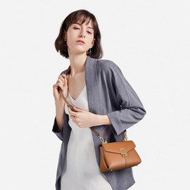 Top Handle Bag for Women Fashion Leather Tote Handbag Satchel Bag for Ladies Shoulder Bag,Purses for Women,Metal Button Lock.