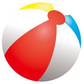 Muka 250 PCS 2" Beachball Stickers, Standard Permanent Self-Adhesive Stickers, Sports Party Supplies