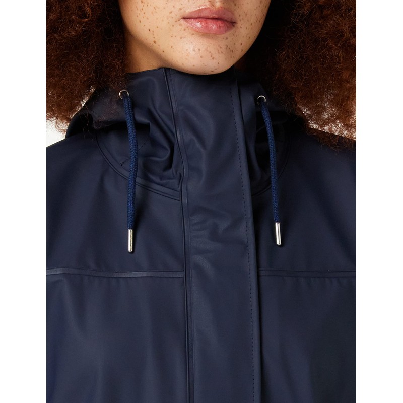 Helly Hansen Women's Moss Hooded Waterproof Windproof Raincoat, 597 Navy,