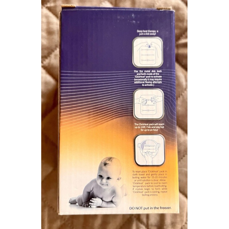 Click Heat Baby Bottle Warmer reusable