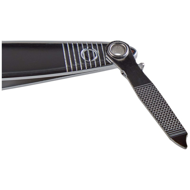 3Â Claveles 12414Â Nagelknipser mit Feile, verchromt 6Â cm