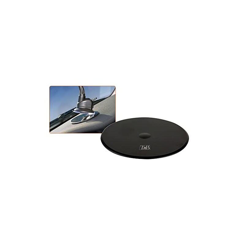 T'nB Adapter Saugnapfhalterung GPS 90mm, schwarz