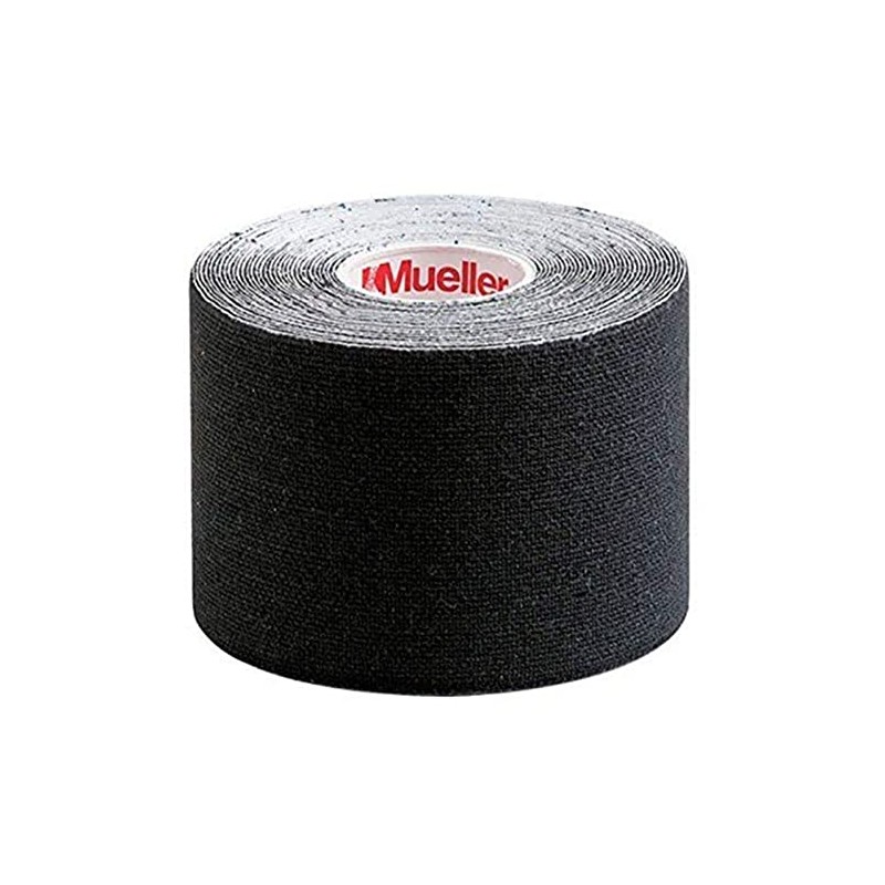 Mueller(ミューラー) キネシオロジーテープ ブラック Kinesiology Tape Black 51mm [6個入り] [剥離紙つき] 28147