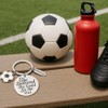 Inspirational Soccer Keychain - 'She Believed She Could So She