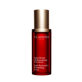 Clarins Clarins Super Restorative Remodelling Anti-Aging Serum For Mature Skin Weakened By Hormonal Changes | Replenishes, Illuminates and Helps Visibly Define Facial Contours, 1 Fl Oz (Pack of 1)