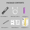 EDC Rechargeable Flashlight, 1400 High Lumens LED Flashlight with Magnetic