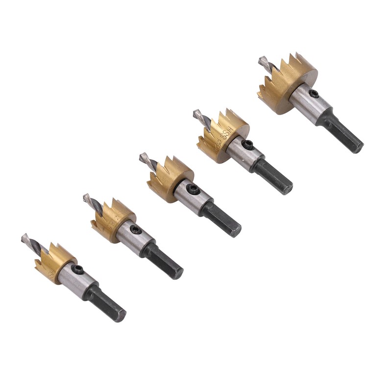 5pcs High Speed Steel Hole Drill Opener High Speed Steel