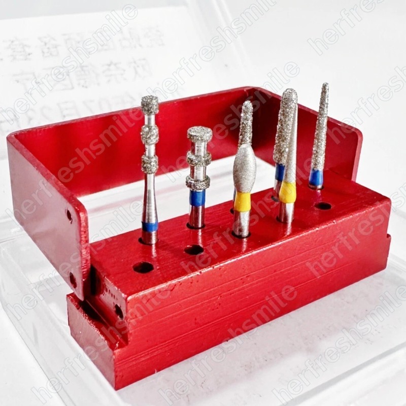 Nybeautifulteeth 2Kits Dental Porcelain Veneer Preparation Burs Zirconia Veneers Diamond