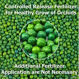 Orchid Plant Food - Bloom Booster - Slow Release Fertilizer (6 Month),5 oz, 50+ Applications for All Orchid Types for Healthy Flower & Reblooms