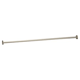 Moen Brushed Nickel 60" Straight Fixed Shower Rod, SF2143BN