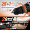 COMOWARE Household Tool Set with 20V Cordless Drill Driver, 120Pcs