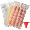 Ice Cube Bags Self Sealing, Disposable Ice Cube Freezer Bags