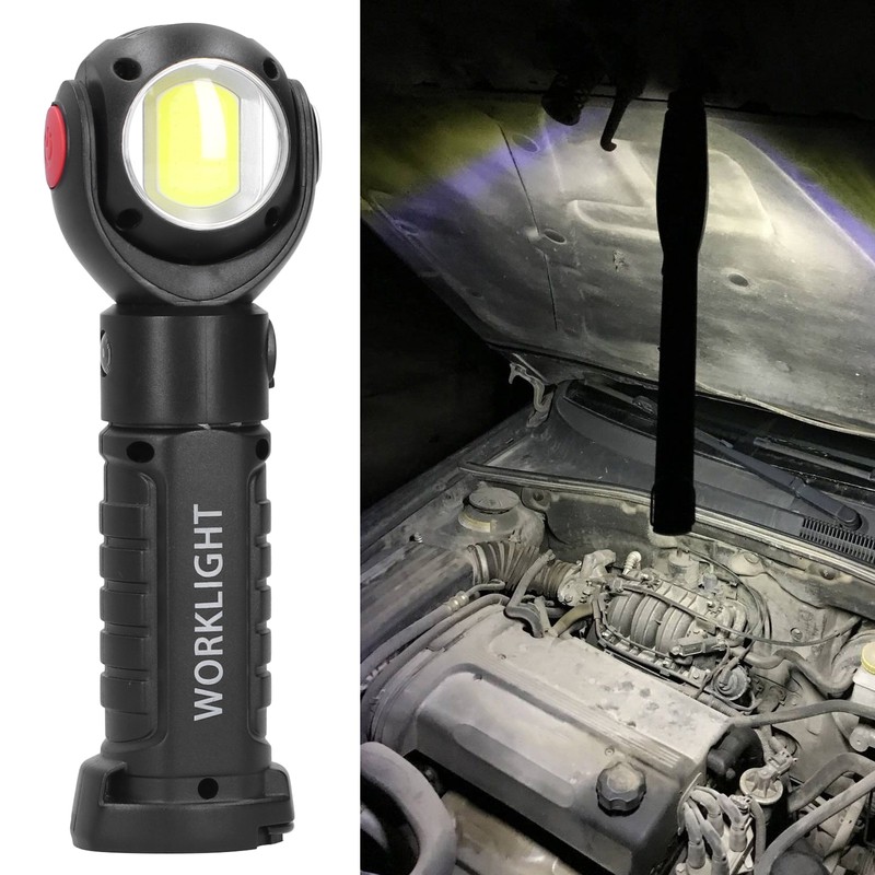 Magnetic Work Light Emergency LED Rotation Rechargeable Lamp Industrial Supplies