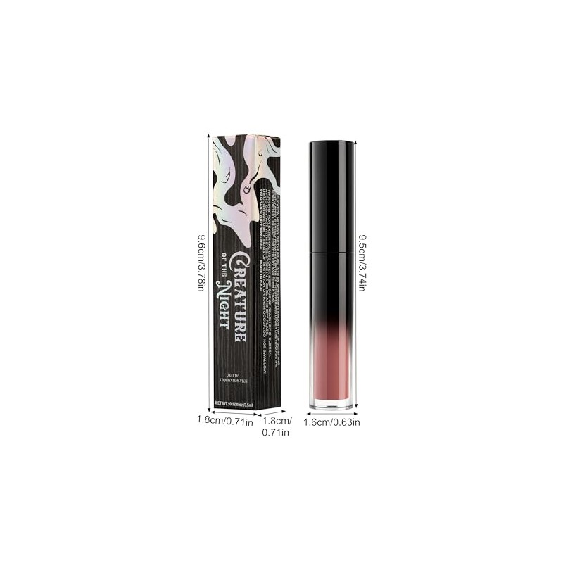 Erinde Set de Labiales, Mate Impermeable de Larga Duración, Altamente
