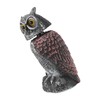 Owl Decoy Plastic Striped Small Shakeable Waterproof Vivid Shape Fake