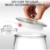 CATPOWER 2.5 Gallon Wide Mouth Glass Storage Jars with Lids