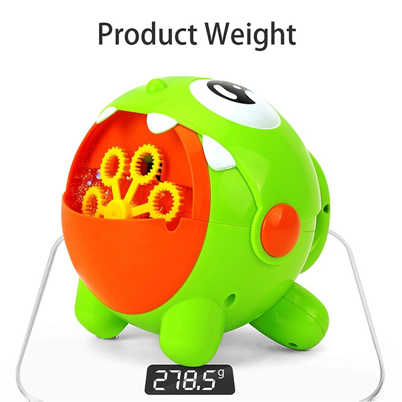 Electric Bubble Blowing Toys Children Rechargeable One Button Operation Bubble