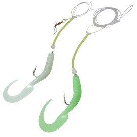 Dieter Eisele Doppelrig Sea Leader 2 Jigs 1.20 mm 9/0, Leader for Cod, Pollock & Halibut, By-Catcher for Pilk Fishing, Jig